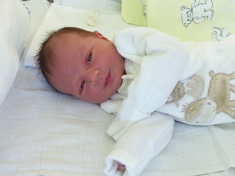 Šimon Schnurpfeil se narodil 9. července 2019, vážil 3480 g a měřil 50 cm. V Chotuticích ho přivítal bráška Vašík (3) a rodiče Lenka a Vašek.