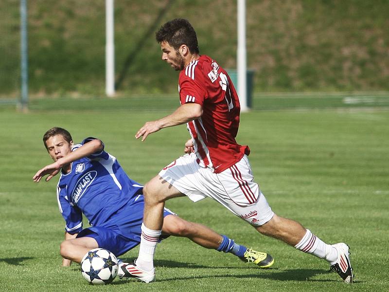 Z přípravného utkání FK Kolín - Žižkov (2:2).