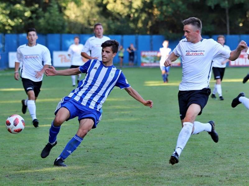 Z utkání I. A třídy Český Brod B - Sokoleč (0:1).