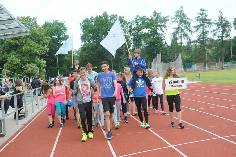 Kolínské sportovní hry začaly na atletickém stadionu