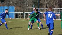 Z fotbalového utkání krajského přeboru Český Brod B - Polaban Nymburk (1:1)