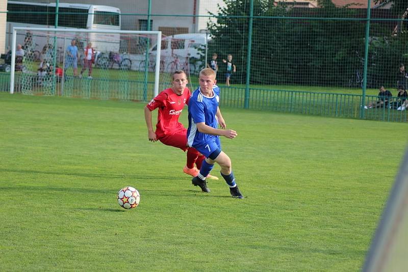 Z fotbalového utkání I.B třídy Velim B - Vrdy