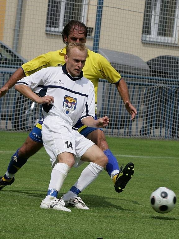 Z přípravného utkání FK Kolín - Chrudim (2:0).