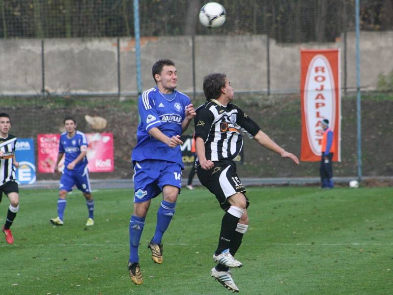 Z utkání FK Kolín - Strakonice (3:1).