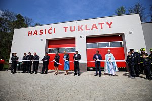 Nová zbrojnice SDH Tuklaty byla slavnostně otevřena 4. května 2024