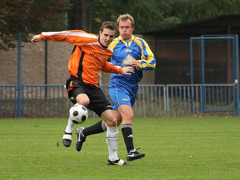 Z utkání FK Kolín - Milín (4:0).