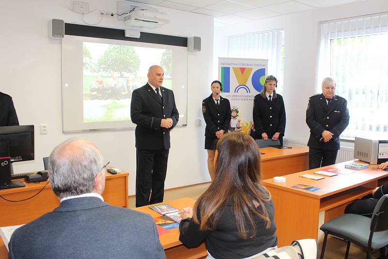 Kolínští profesionální hasiči otevřeli nové interaktivní vzdělávací centrum pro děti i dospělé