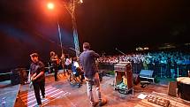 Na slavná léta festivalu Rock for People zavzpomínali v sobotu v areálu českobrodského stadionu Na Kutilce, kam se alespoň na jeden den opět vrátilo festivalové dění.