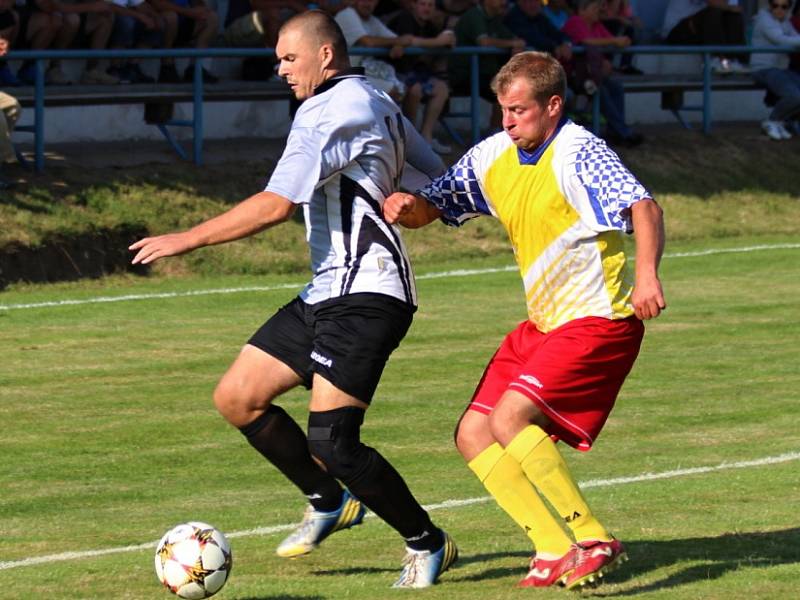 Z utkání Kouřim - Libodřice (3:2 PK).