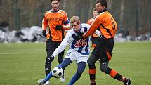 Zimní turnaj 2011. 1.kolo: FC Čáslav - FK Kolín (1:1).