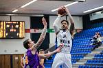 Z dohrávky 7. kola NBL BC Kolín - Ústí nad Labem (86:90).