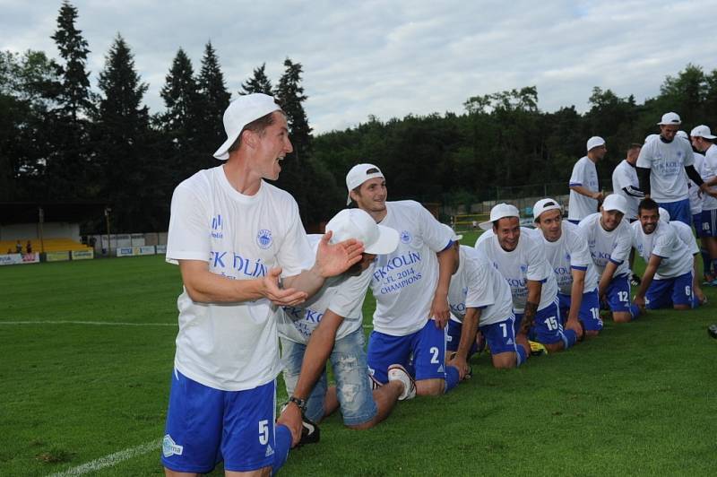 Z utkání FK Kolín - Horní Měcholupy (2:0).