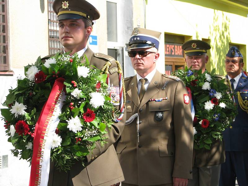 Pietní akt v uctění památky Václava Morávka v Kolíně