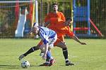 Z utkání I. B třídy Libodřice - Velim B (2:5).