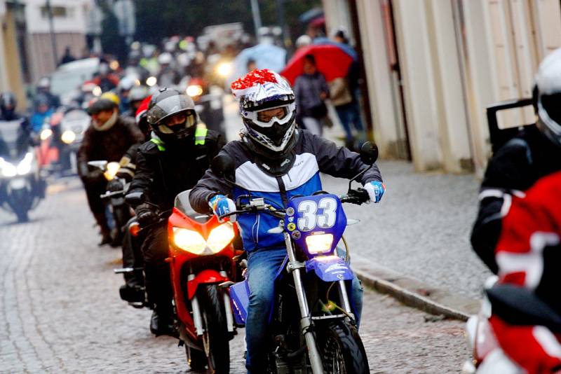 Již 15. vyjížďka kolínských motorkářů na Štědrý den