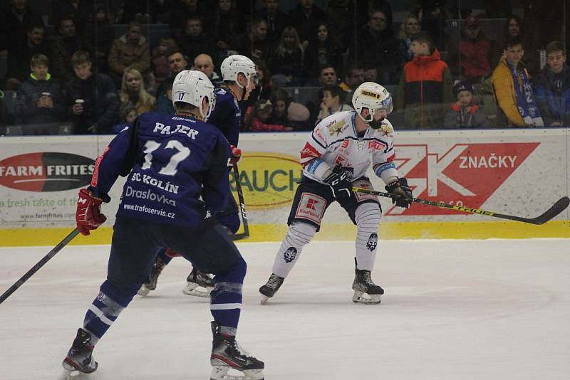 Z přátelského hokejového utkání Kolín - Kladno