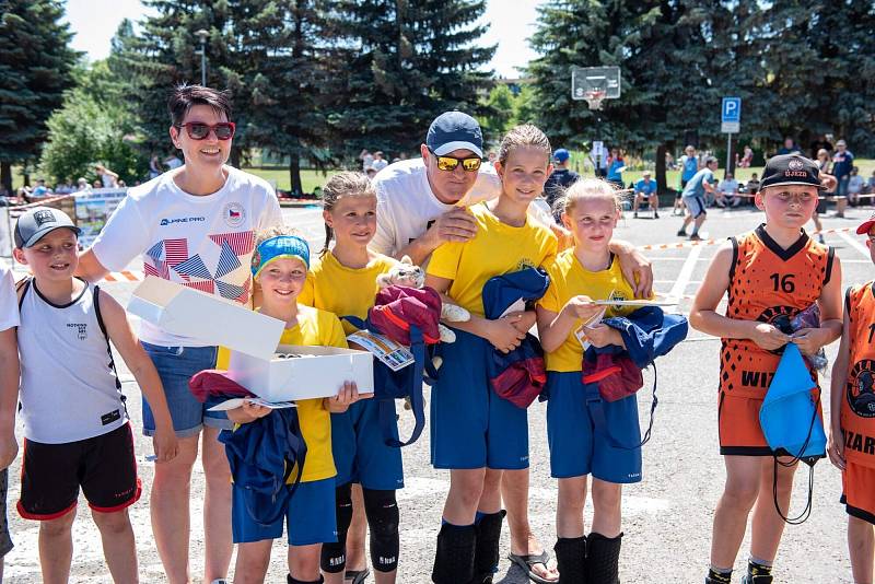 Z jubilejního 20. ročníku Streetball cupu v Kolíně.