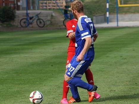 Z utkání FK Kolín - Tachov (1:2).