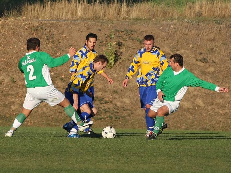 Z utkání Libodřice - Bílé Podolí 4:1