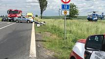 Dopravní nehoda u Tuklat v neděli 24. května 2020.
