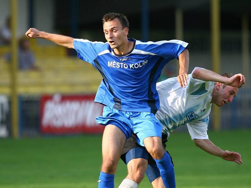 Z utkání FK Kolín - Sezimovo Ústí (0:1).