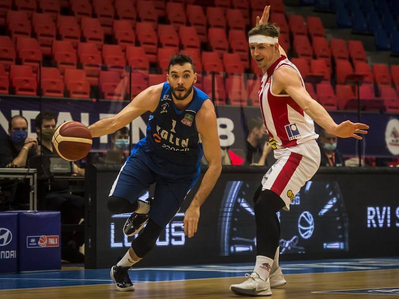 Semifinále Českého poháru BC Kolín - Pardubice (86:82).