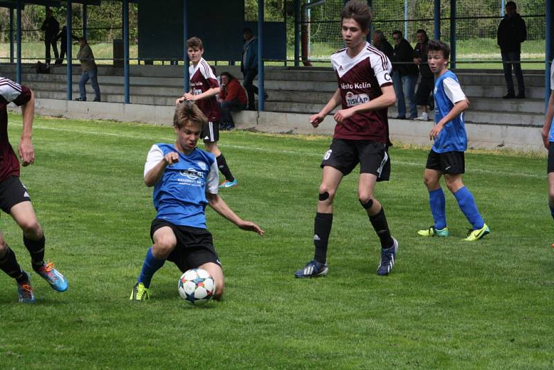 Z utkání FK Kolín U16 - Táborsko (0:2).