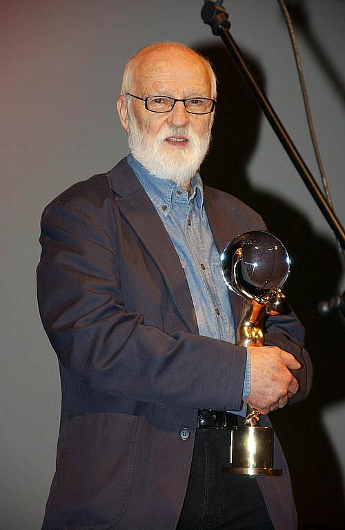 Jan Švankmajer přebírá křišťálový globus