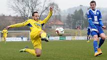 Z utkání Varnsdorf - FK Kolín (3:1).