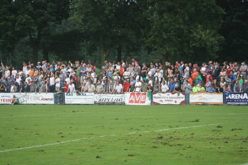 Z utkání druhé ligy FK Kolín - Znojmo (0:4).