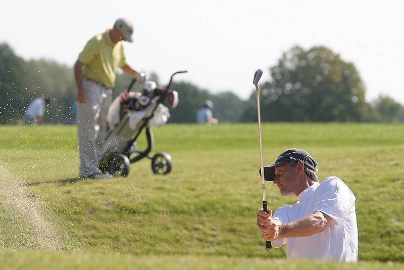 Golfový turnaj "Casa Serena Open" na golfovém hřišti Casa Serena na Roztěži u Kutné Hory. Sobota 6.9.