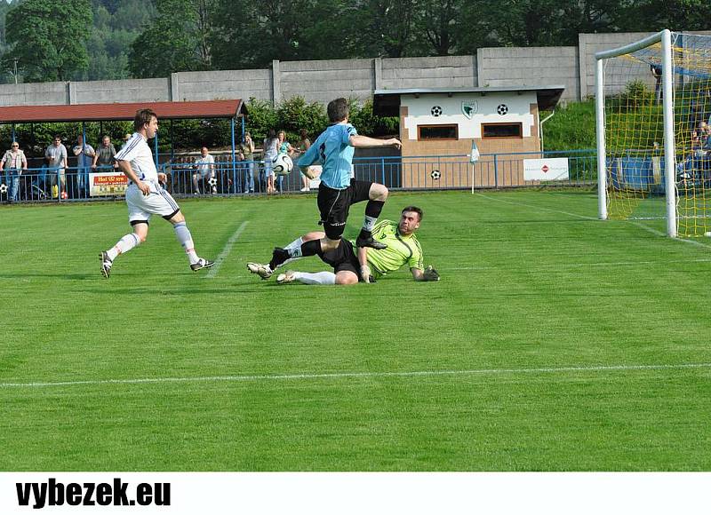 Z utkání Vilémov - Polepy (1:3).