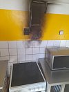 Požár ve školní kuchyni v Kunčicích