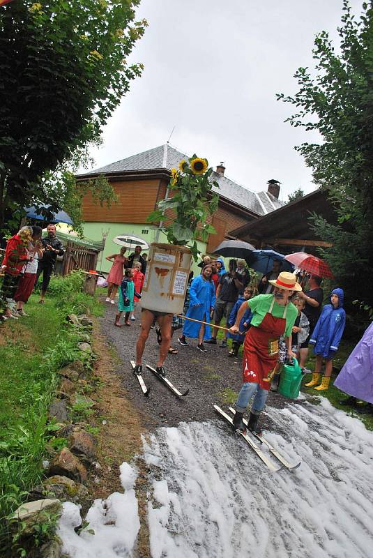 V srpnu na lyžích. V Havlovicích uspořádali letní běh na běžkách.