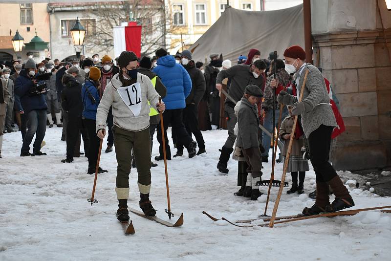 Film Poslední závod se natáčel v Krkonoších.