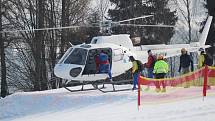 V herlíkovickém skiareálu Bubákov začalo v pátek mistrovství České republiky v paraski.