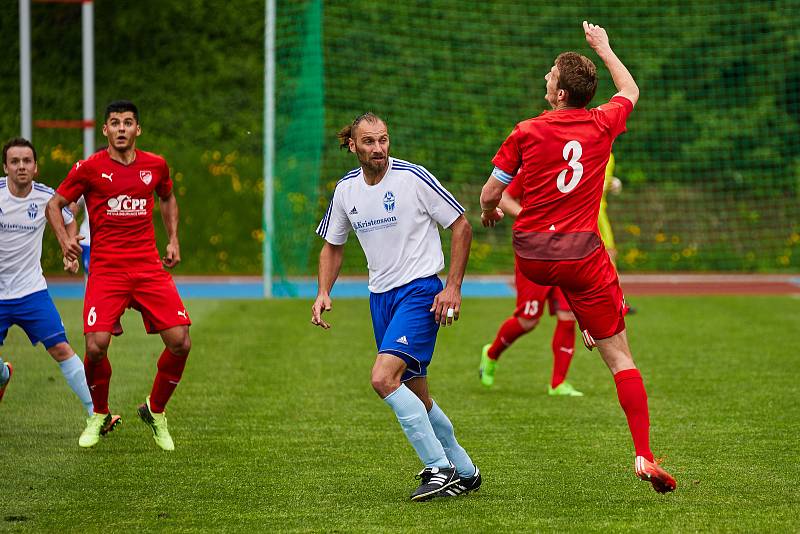 Z divizního utkání Trutnov - Mšeno (2:2, na penalty 5:4)