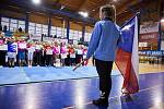 Republikové finále ČASPV v TeamGymu ve sportovní hale při trutnovské ZŠ Komenského.