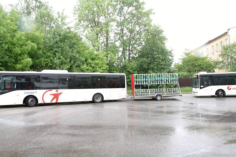 Krkonošské cyklobusy. Turistické autobusové linky jsou v provozu od 28. května do 29. září 2022.