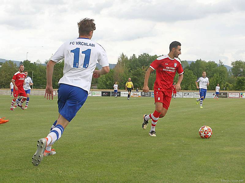 Vrchlabští hokejisté se postavili fotbalistům z I. B třídy.