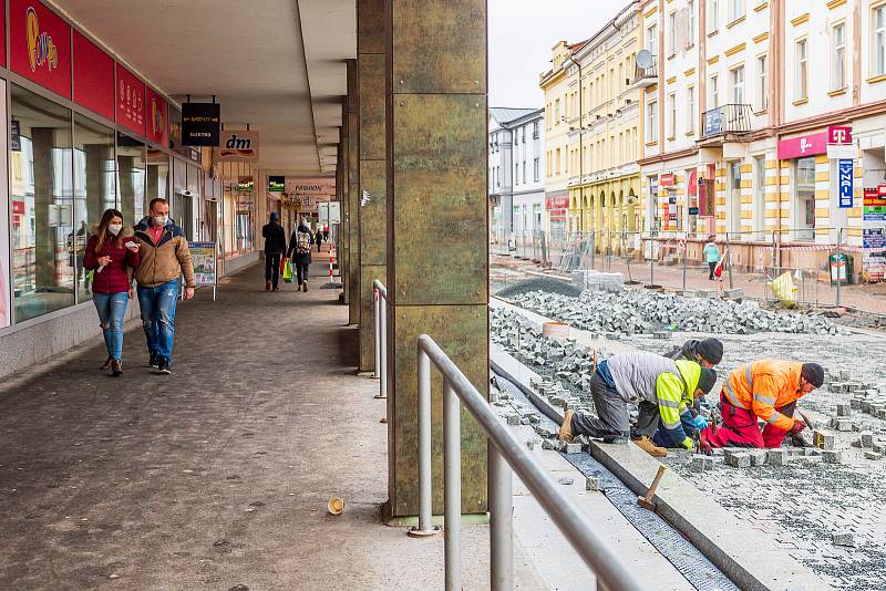 Centrum Trutnova v sobotu 13. března.