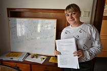 V hotelu Janošík ve Špindlerově Mlýně našlo azyl 52 ukrajinských uprchlíků. Nataša Ševčuková tam učí děti angličtinu nebo matematiku.