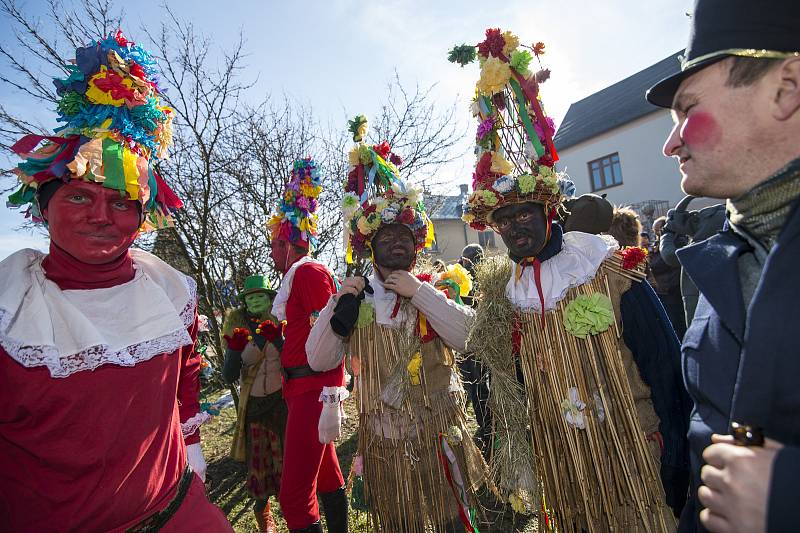 Masopust v Bílé Třemešné.