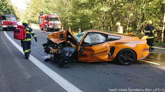 Znalecké posudky prokázaly, že jedinou příčinou tragické dopravní nehody ve Špindlerově Mlýně byla vysoká rychlost sportovního vozu Ford Mustang, kteá výrazně překročila povolenou rychlost.