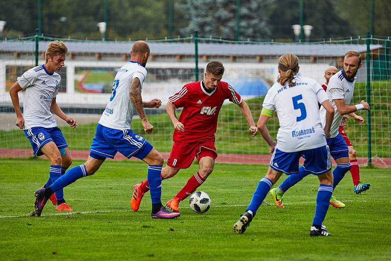 Fortuna Divize C: MFK Trutnov - TJ Dvůr Králové nad Labem 1:0 (0:0).