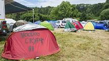 Festival nejtvrdší hudby Obscene Extreme vyvrcholil v Trutnově v areálu letního kina na Bojišti. Byl to 21. ročník.