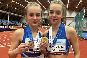Sestry Aneta a Tereza Markovy patřily mezi největší hrdinky národního šampionátu v atletice.