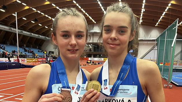Sestry Aneta a Tereza Markovy patřily mezi největší hrdinky národního šampionátu v atletice.