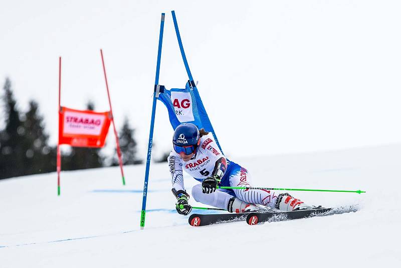 Petra Vlhová. Světový pohár v lyžování ve Špindlerově Mlýně