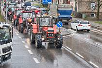 Zemědělci vyrazí ve středu 20. března na další protestní jízdu.